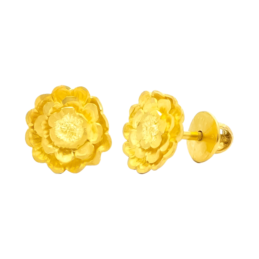 Bông Tai Cưới Vàng 24K - HBT40