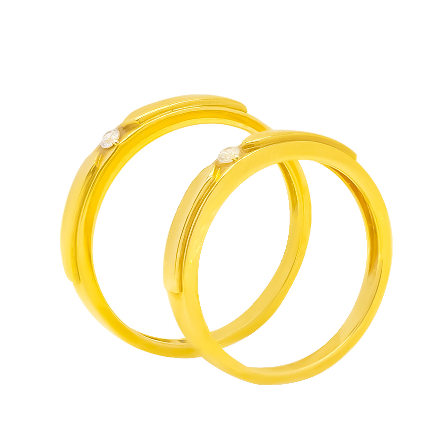 Nhẫn Cưới Vàng Vàng 610 - MTNC0372