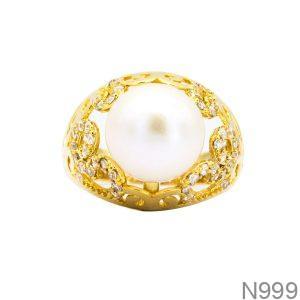 Nhẫn Nữ Ngọc Trai Vàng Vàng 18K - N999