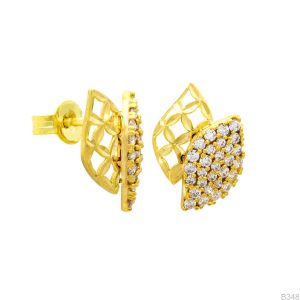 Bông Tai Vàng Vàng 18K(750) - B348