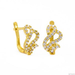 Bông Tai Vàng Vàng 18K(750) - BTN53