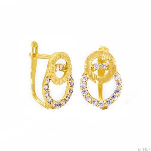 Bông Tai Vàng Vàng 18K(750) - BTN57