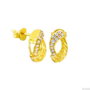 Bông Tai Vàng Vàng 18K(750) - BTN59
