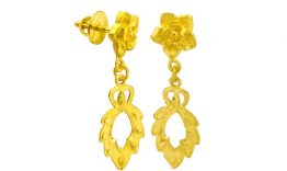 Hoa tai cưới vàng 24K hiện nay có những kiểu dáng phổ biến nào?