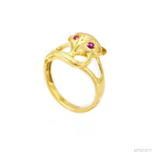 Nhẫn Nữ Hình Hồ Ly Vàng 18K(750) - MTN1077