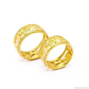 Nhẫn Cưới Vàng APJ Vàng 18k - MTNC0210.1