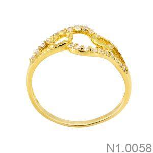 Nhẫn Nữ Vàng Vàng 18K - N1.0058