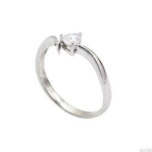Nhẫn Nữ Vàng Trắng 10K(417) - NLF56