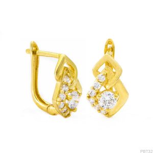 Bông Tai Vàng Vàng 18K(750) - PBT32