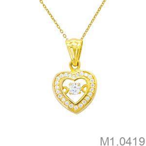 Mặt Dây Chuyền Vàng Vàng 18K(750) - M1.0419