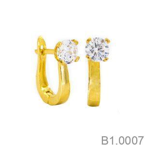 Bông Tai Vàng Vàng 18K(750) - B1.0007