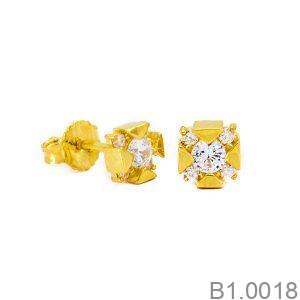Bông Tai Vàng Vàng 18K(750) - B1.0018