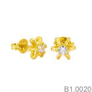 Bông Tai Vàng Vàng 18K(750) - B1.0020