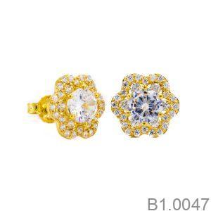 Bông Tai Vàng Vàng 18K(750) - B1.0047