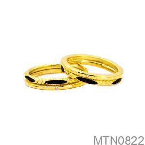 Nhẫn Cưới Phong Vàng 18K(750) - MTN0822