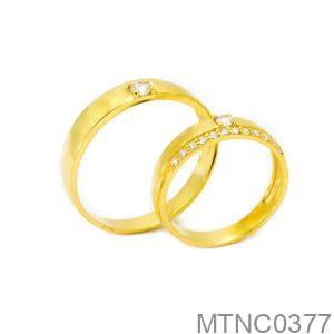 Nhẫn Cưới Vàng Vàng 610 - MTNC0377