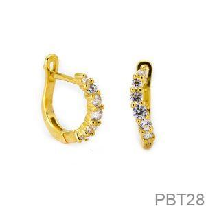 Bông Tai Vàng Vàng 18K(750) - PBT28