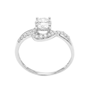 Nhẫn Cầu Hôn Vàng Trắng 10K - N1.0087.1