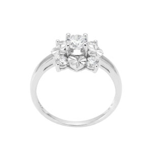 Nhẫn Nữ Vàng Trắng 18K - N1.0437