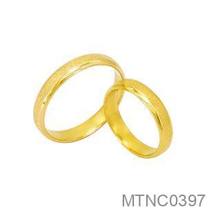Nhẫn Cưới Vàng Vàng 18K - MTNC0397