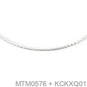 Dây Cổ Vàng Trắng 18K - MTM0576 + KCKXQ01
