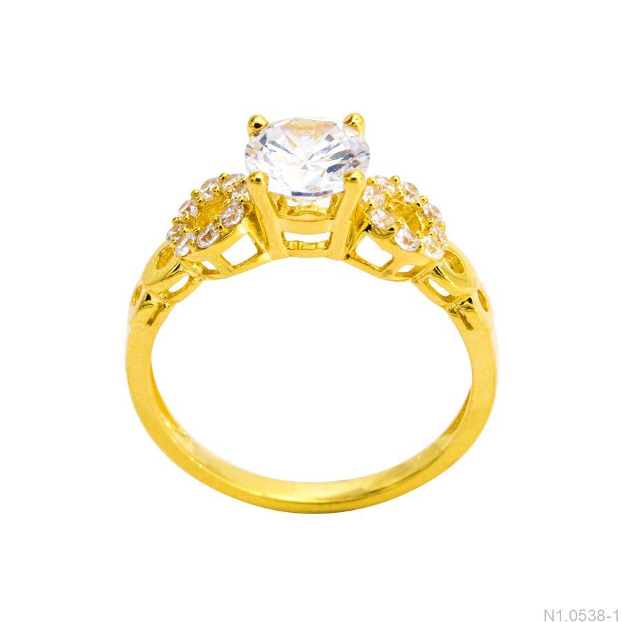 Nhẫn Nữ Vàng Vàng 18K(750) - N1.0538-1