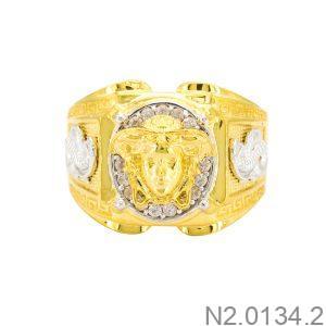 Nhẫn Nam Versace Hai Màu Vàng 18K - N2.0134.2