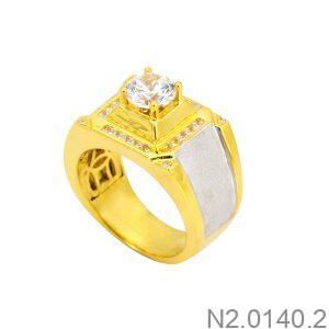 Nhẫn Nam Vàng Vàng 18K(750) - N2.0140.2