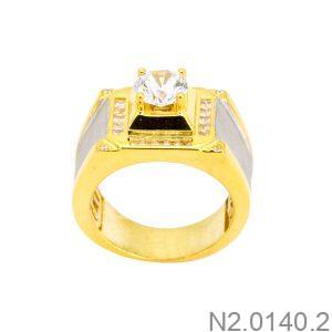 Nhẫn Nam Vàng Vàng 18K(750) - N2.0140.2