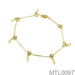 Lắc Chân Vàng Vàng 18K - MTL0097