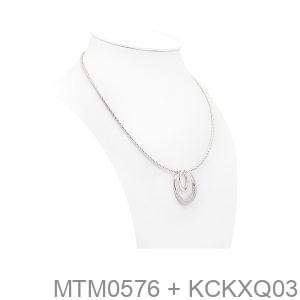 Dây Cổ Vàng Trắng 18K - MTM0576 + KCKXQ03