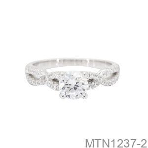 Nhẫn Cầu Hôn Vàng Trắng 14K - MTN1237-2