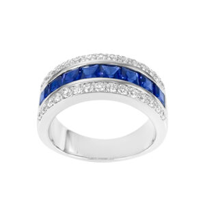 Nhẫn Nam Vàng Trắng 18K - MTN1363