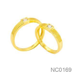 Nhẫn Cưới Vàng Vàng18K - NC0169