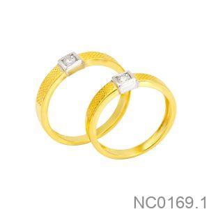 Nhẫn Cưới Vàng Vàng 18K(750) - NC0169.1