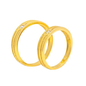 Nhẫn Cưới Vàng Vàng 610 - NC0179