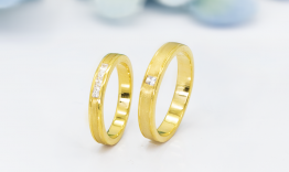 Vì sao các đôi uyên ương nên chọn nhẫn cưới vàng 18k?