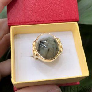 Nhẫn Nam Chữ Phúc Vàng Vàng 18K(750) - MTN1266