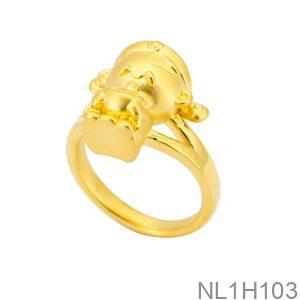 Nhẫn Thần Tài Vàng 24K - NL1H103