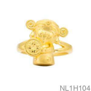 Nhẫn Thần Tài Vàng 24K - NL1H104
