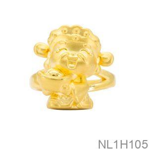 Nhẫn Thần Tài Vàng 24K - NL1H105