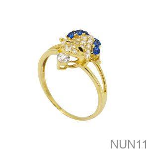 Nhẫn Nữ Hình Con Cóc Vàng 18K(750) - NUN11