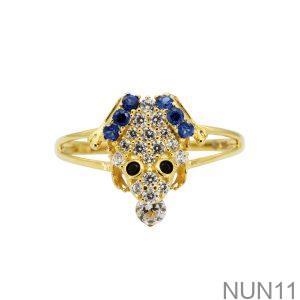 Nhẫn Nữ Hình Con Cóc Vàng 18K(750) - NUN11