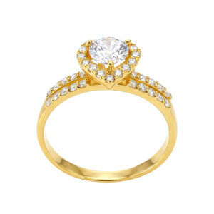 Nhẫn Cầu Hôn Vàng Vàng 18K - N1.0281.2