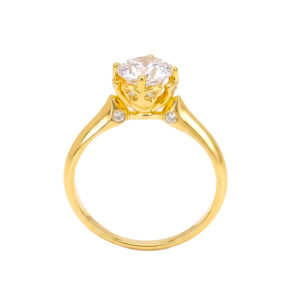 Nhẫn Cầu Hôn Vàng Vàng 18K - N1.0565