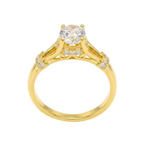 Nhẫn Cầu Hôn Vàng Vàng 610 - N1.0575