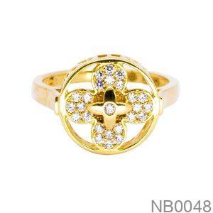 Nhẫn Nữ Vàng Vàng 18K(750) - NB0048