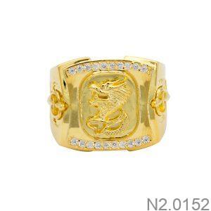 Nhẫn Nam Rồng Vàng Vàng 610 – N2.0152