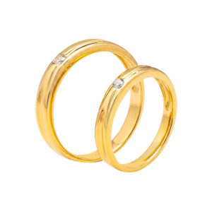 Nhẫn Cưới Vàng Vàng 610 - NC0188