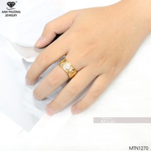 Nhẫn Nam Vàng Vàng 18K(750) - MTN1270